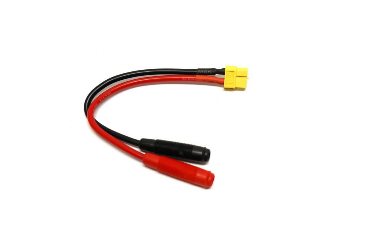 Adapterkabel XT60 zu 4 mm BananenbuchseXT60 Adapter für Ladekabel mit 4 mm Bananenstecker