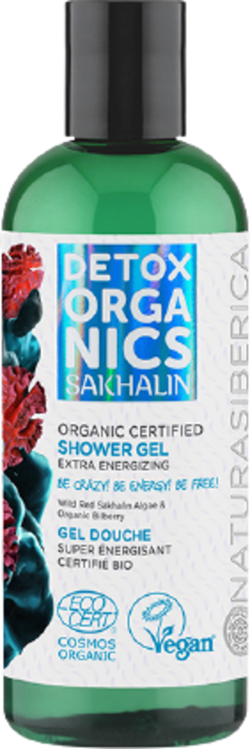 Natura Siberica  DETOX SAKHALIN Extra Energizing Shower Gel, 260 ml