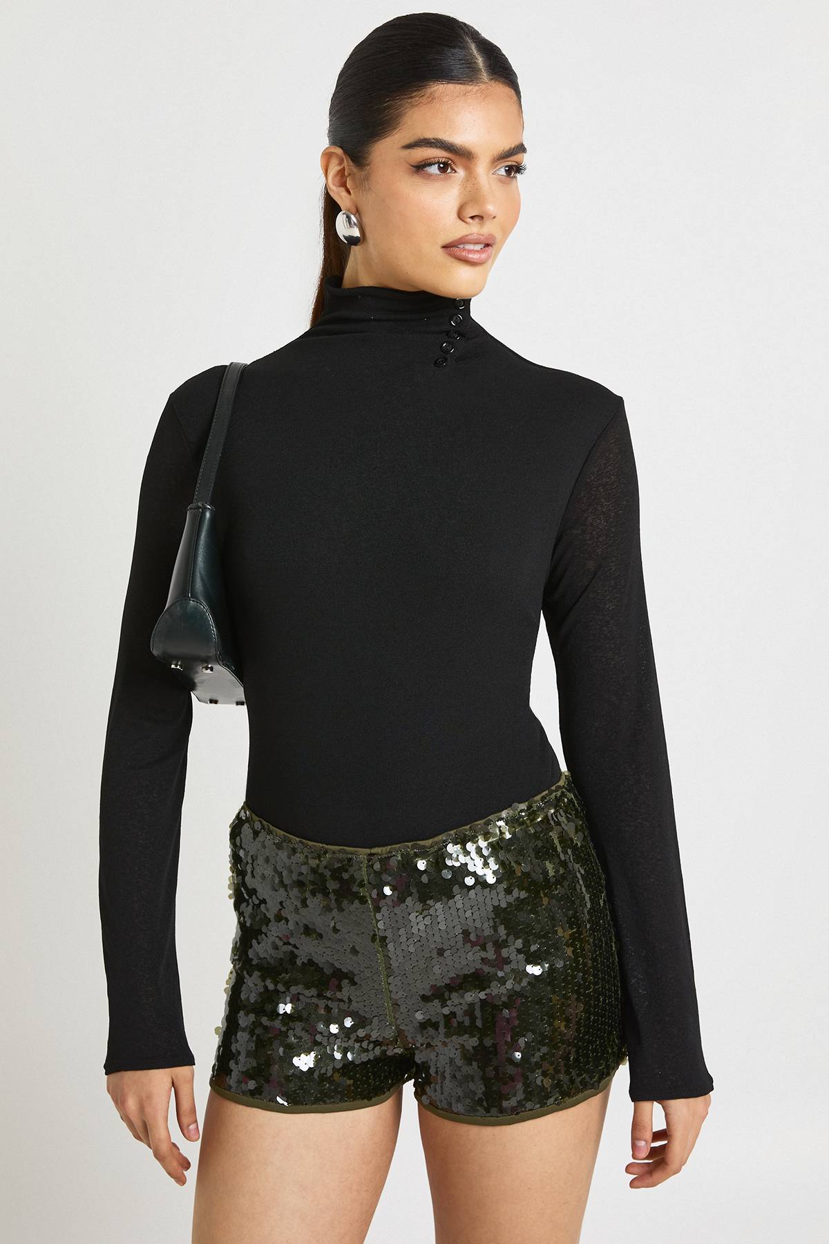boohoo Short Micro à Paillettes