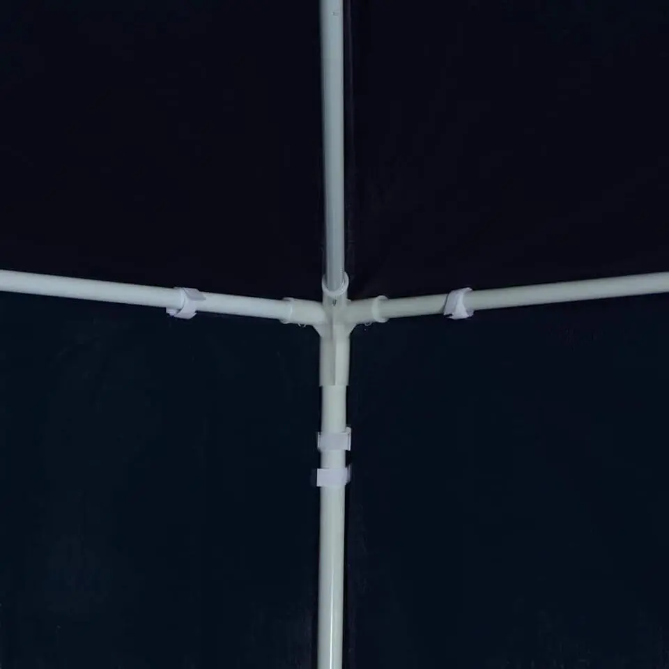 vidaXL - Partytent - Blauw - Stof
