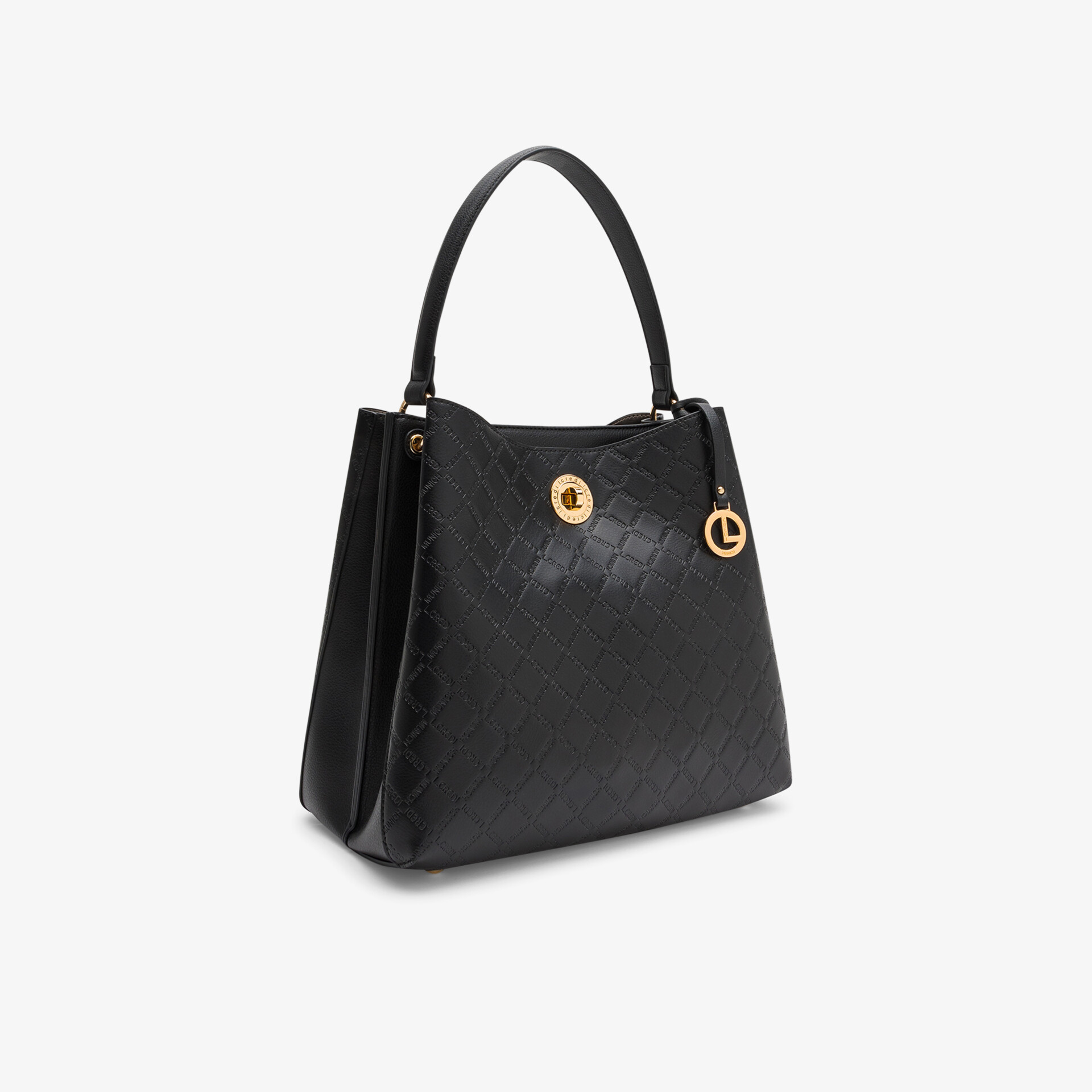 L.CREDI Filiberta Damen Handtaschen schwarz