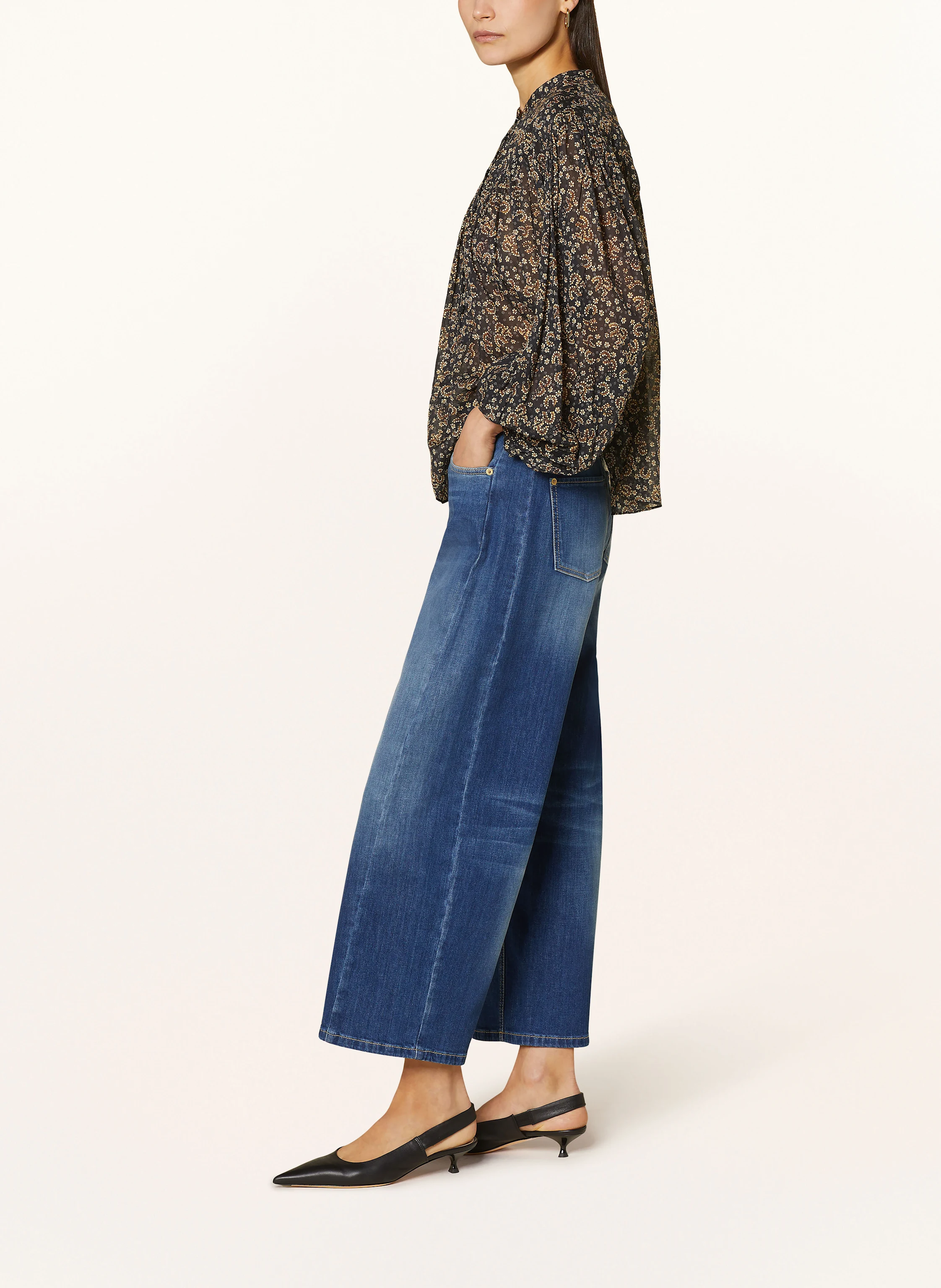 CAMBIO 7/8-Jeans ORIA mit Nieten