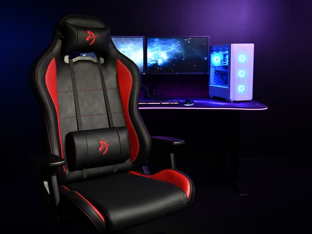 Arozzi Torretta SoftPU gaming-stol (sort/rød)