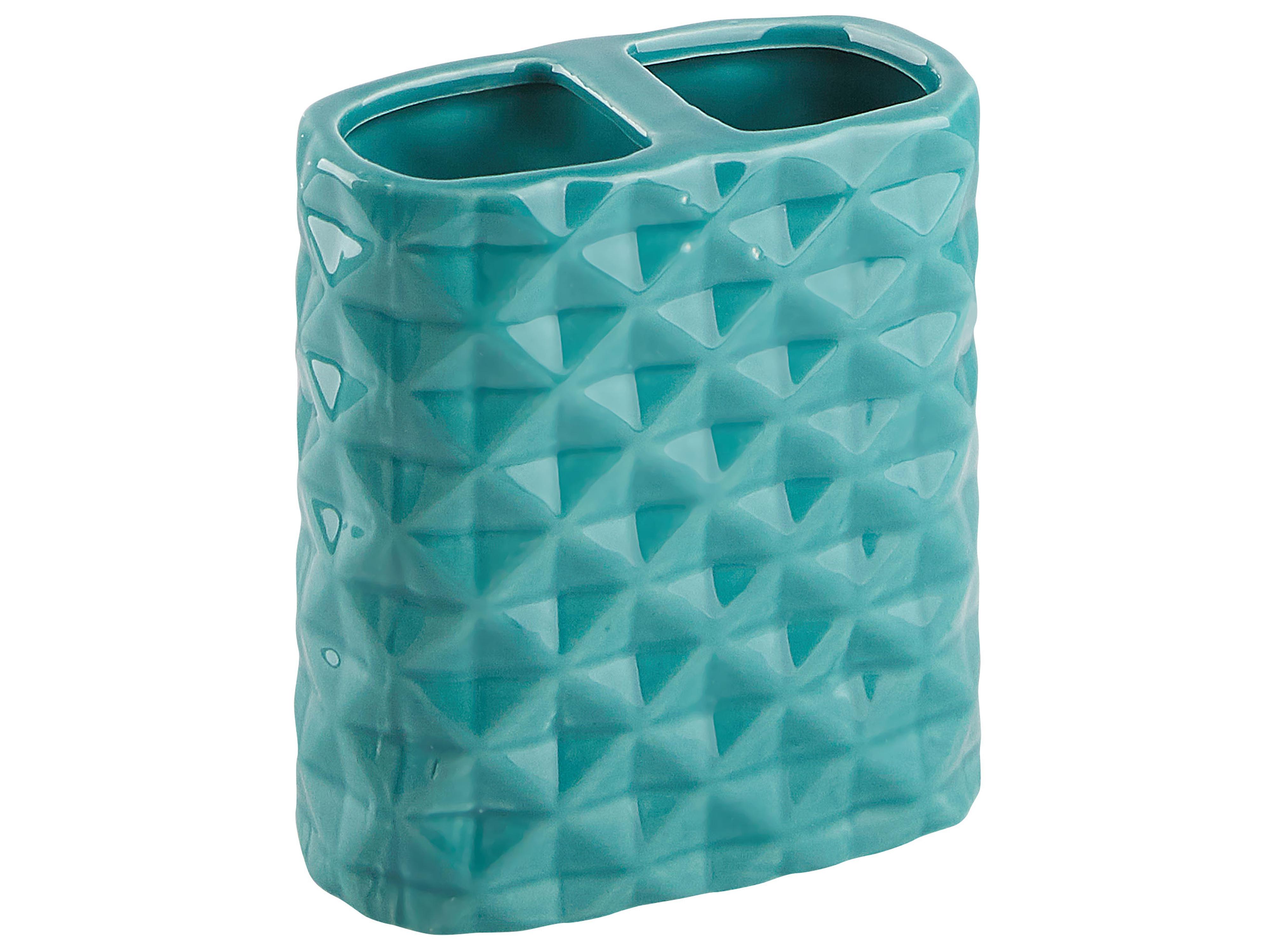 4-delige badkameraccessoireset GUATIRE Keramiek Turquoise