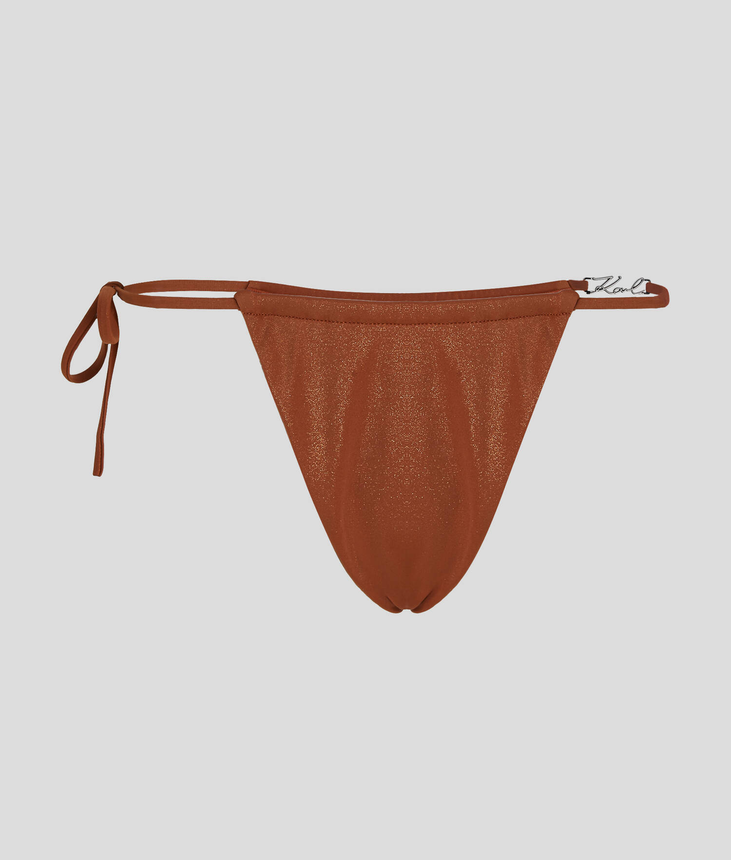 BAS DE BIKINI STRING BRILLANT KARL SIGNATURE