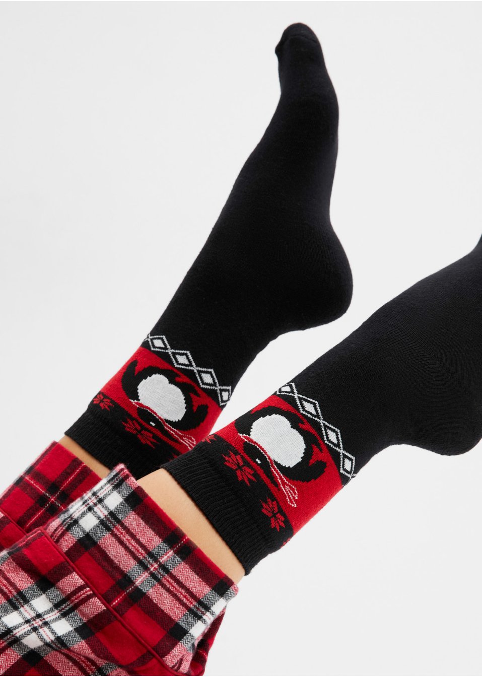 Lot de 3 paires de chaussettes thermo avec intérieur éponge doux et nœud en satin