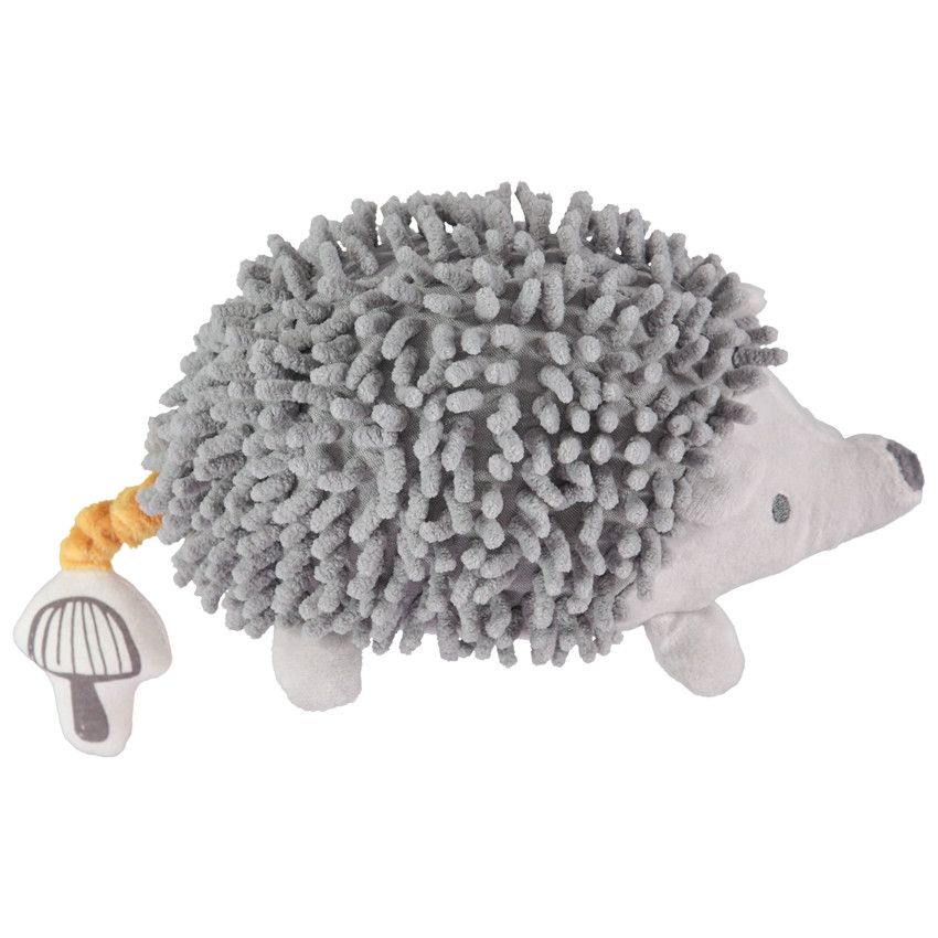 Peluche musicale forme hérisson - Gris clair