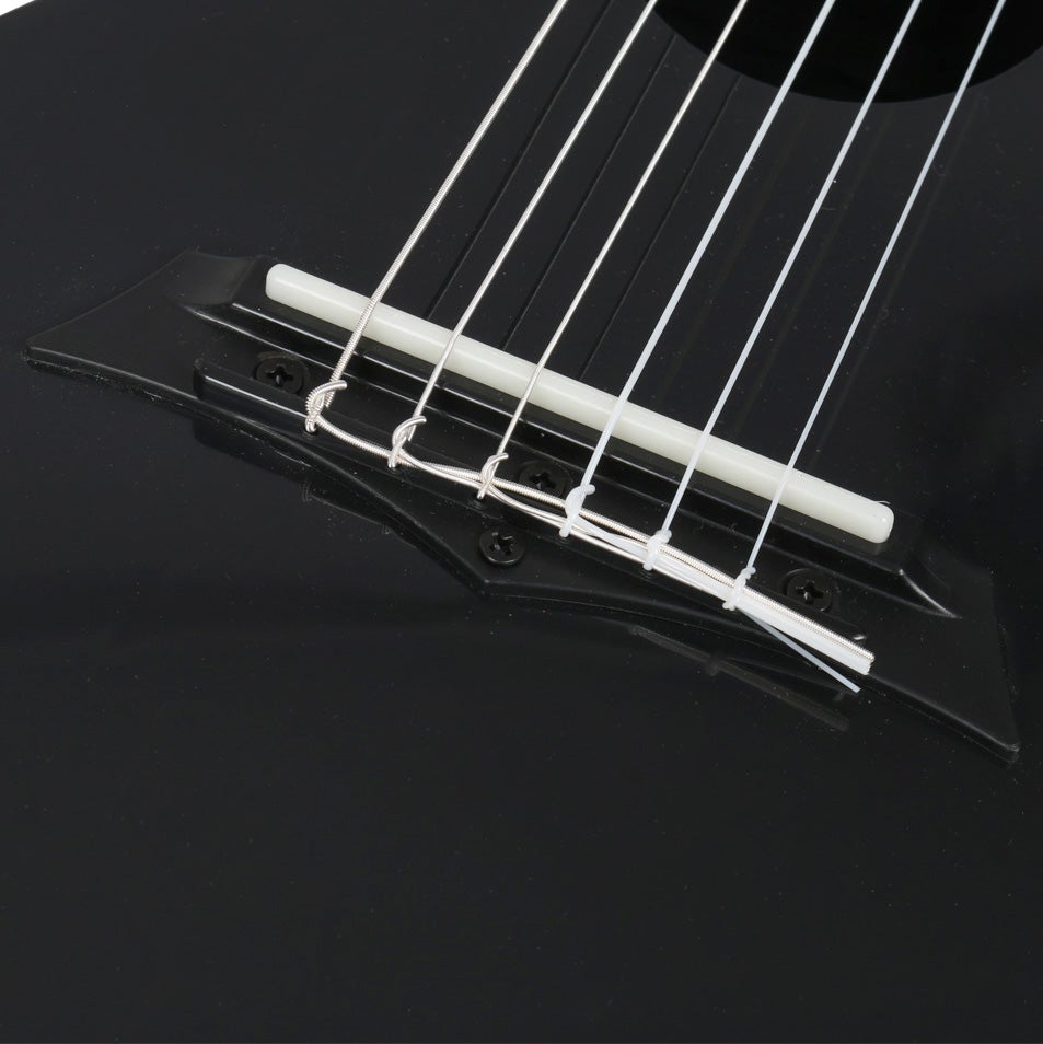 Korala PUG-40-BK polycarbonaat guitarlele zwart
