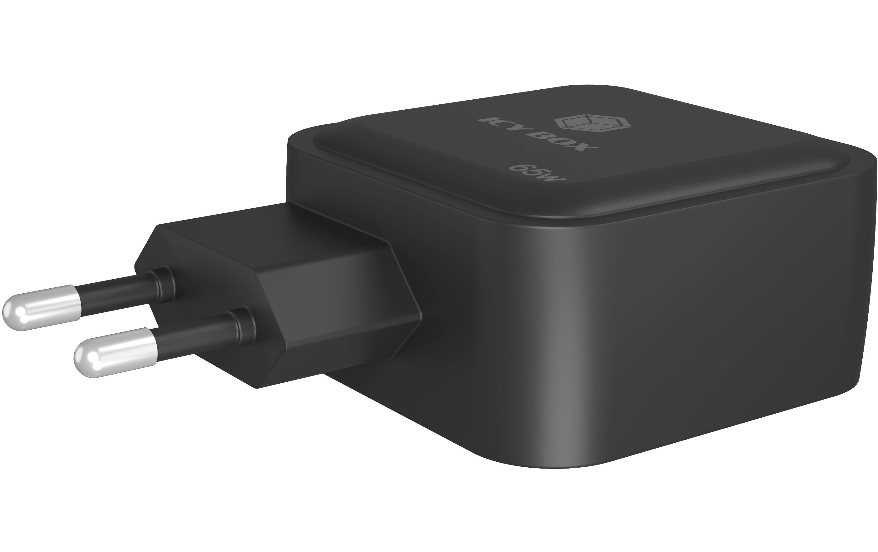 USB-Wandladegerät IB-PS1030-PDGaN Wandladegerät mit 65 W Power Delivery und Schnellladefunktion