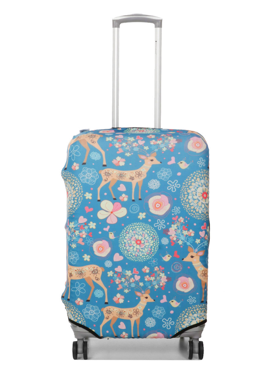 Housse de valise Periea Blue Animals M