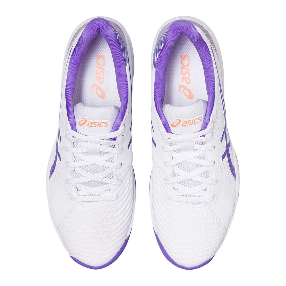 Asics SOLUTION SWIFT FF - Chaussures tennis Femme white/amethyst