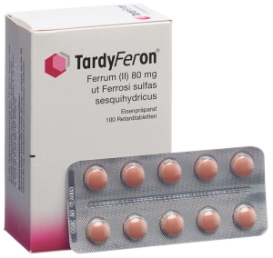 TARDYFERON Ret Tabl 80 mg 100 Stk