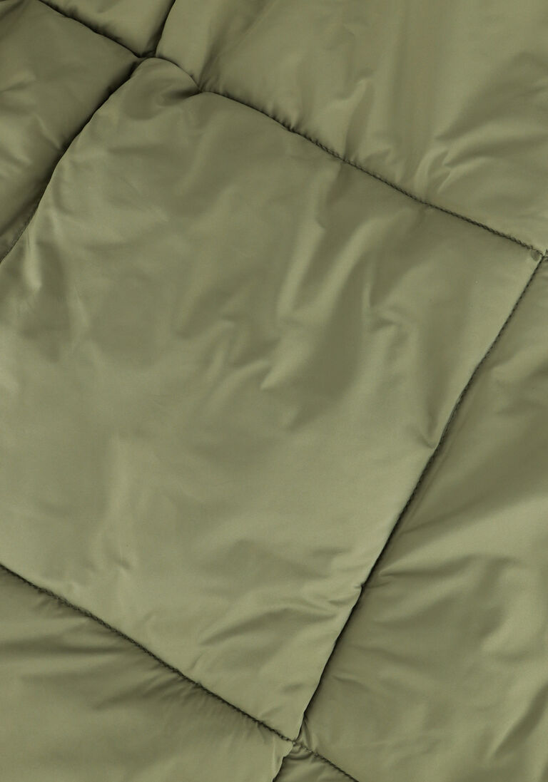 NOTRE-V olijf notre-v gewatteerde jas puffer diamond