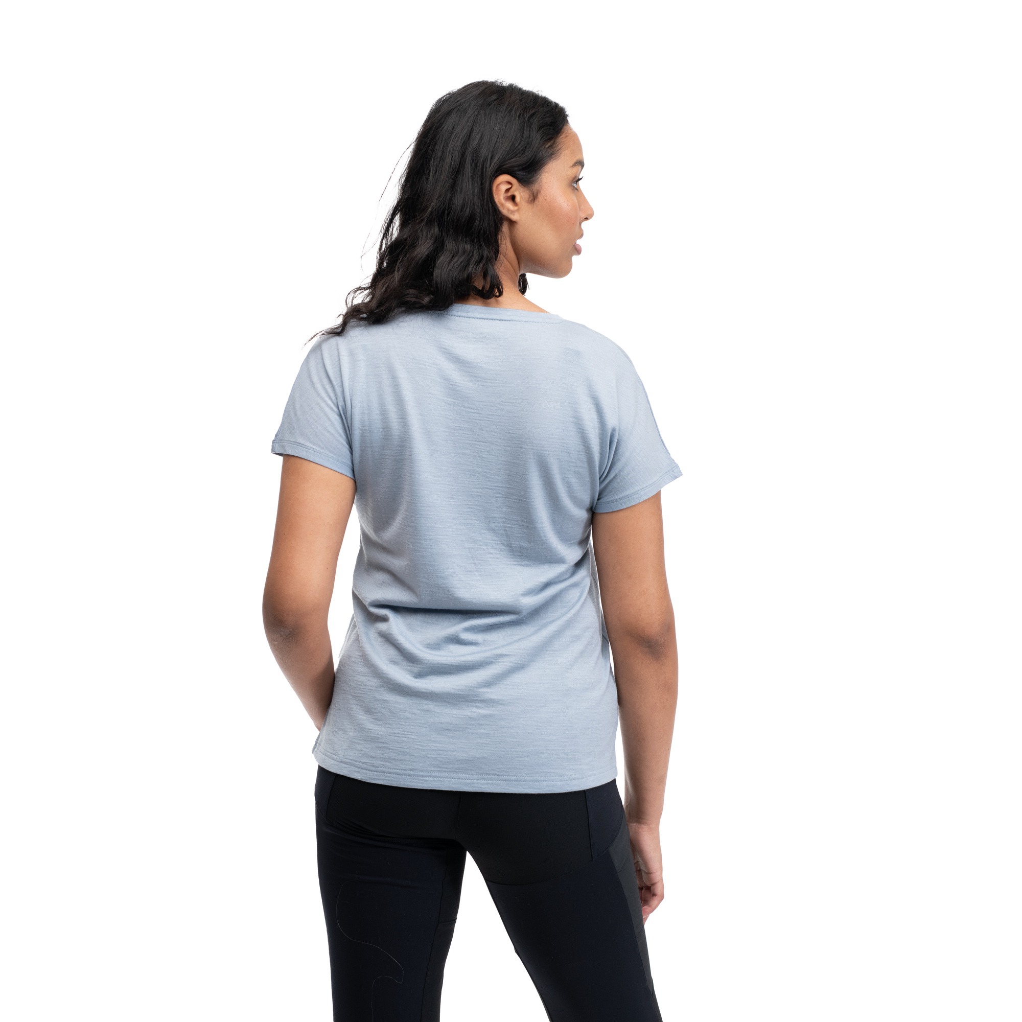 Urban Wool Tee Dame Husky Blue