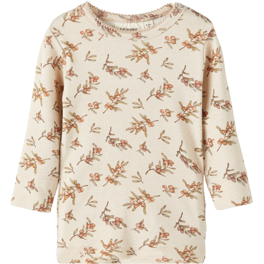 Lil'Atelier Langarmshirt Nbfgaya Peyote