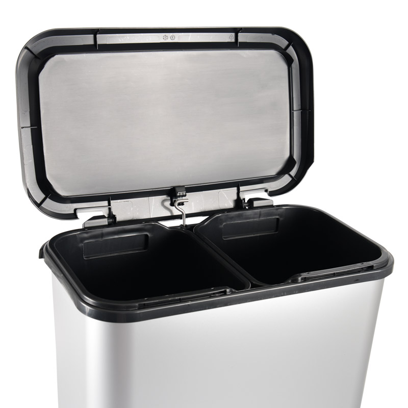 Poubelle de tri duo 'Compatta' 23L