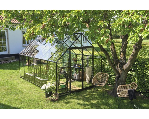 Kas Halls Qube 812 3 mm veiligheidsglas 261 x 385 cm zwart