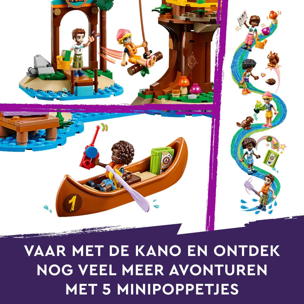 Lego avonturenkampAvonturenkamp boomhut Rollenspel Speelgoed voor Kinderen met Boot 42631