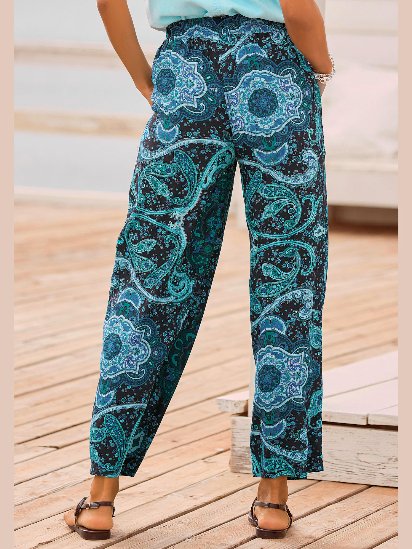 Pantalon coupe ample tendance