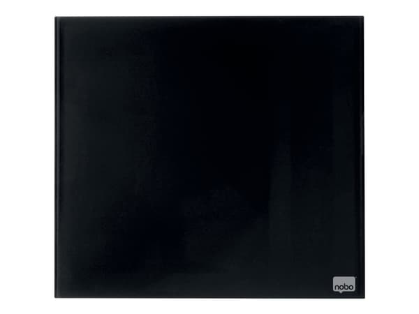 Nobo - Whiteboard - 300 x 300 mm - glass - magnetisk - svart