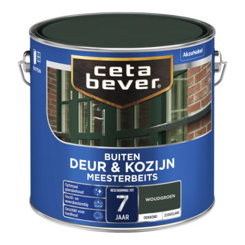 CetaBever Meesterbeits Deur & Kozijn zijdeglans dekkend woudgroen 2,5 liter