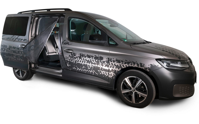 Mayr Van Schiebetürenmoskitonetz mit Reißverschluss geeignet für Caddy V Maxi / Connect (lang)  mit Maschenweite Fine-mesh