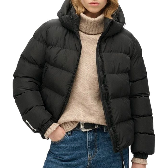 Superdry Hooded Sports Puffer Winterjas Dames