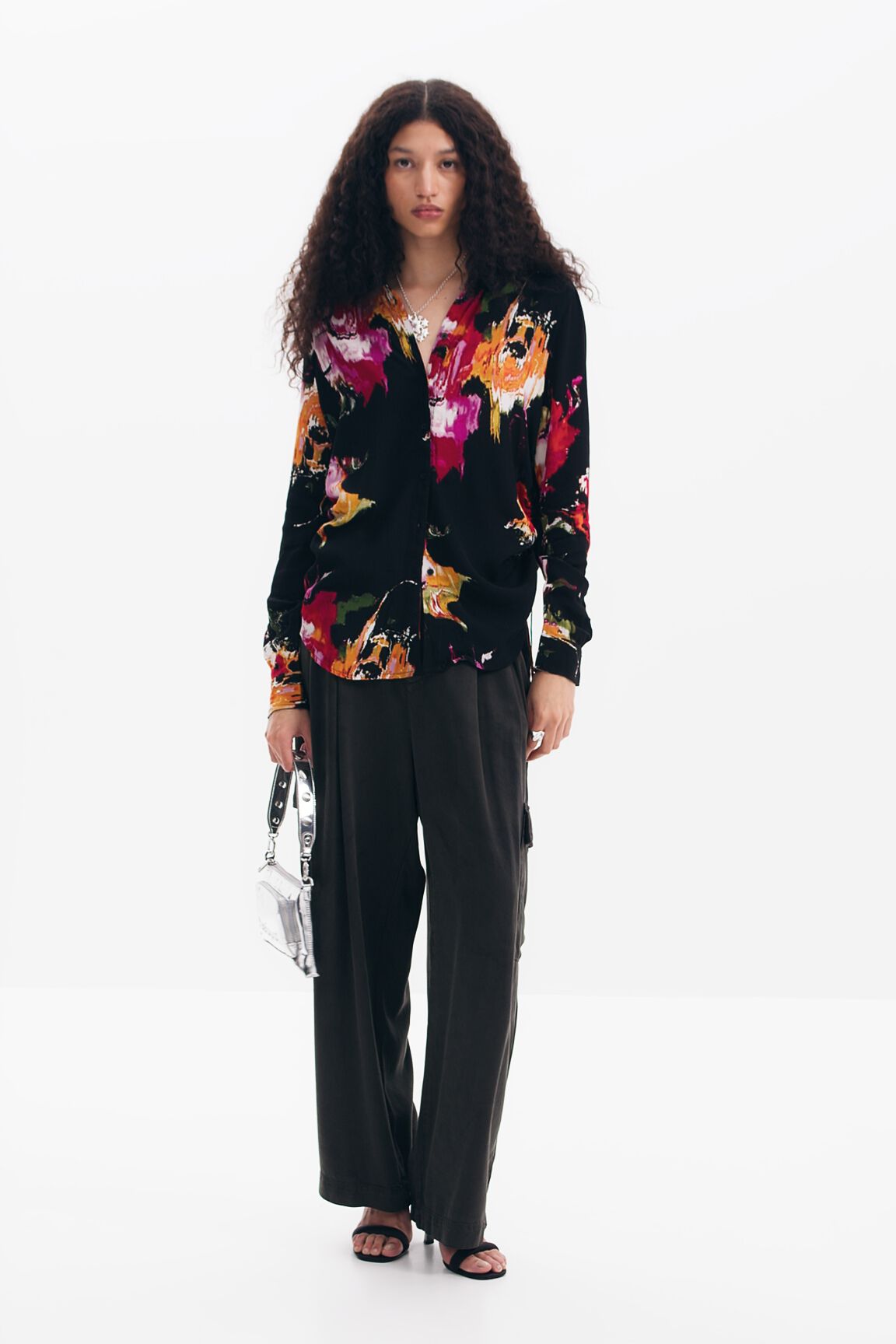 Camisa estampado flores