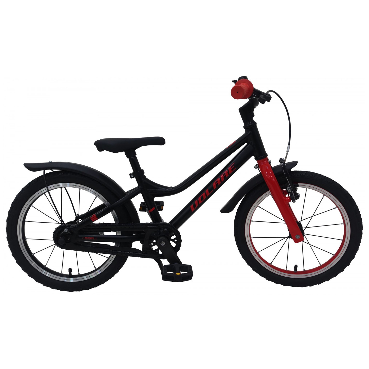 Volare Blaster Fiets - 16 inch- Zwart Rood