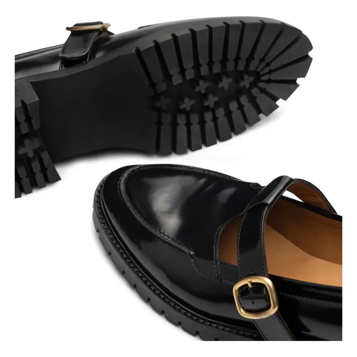 Rivecour Mocassins à Bride N°84 | Noir