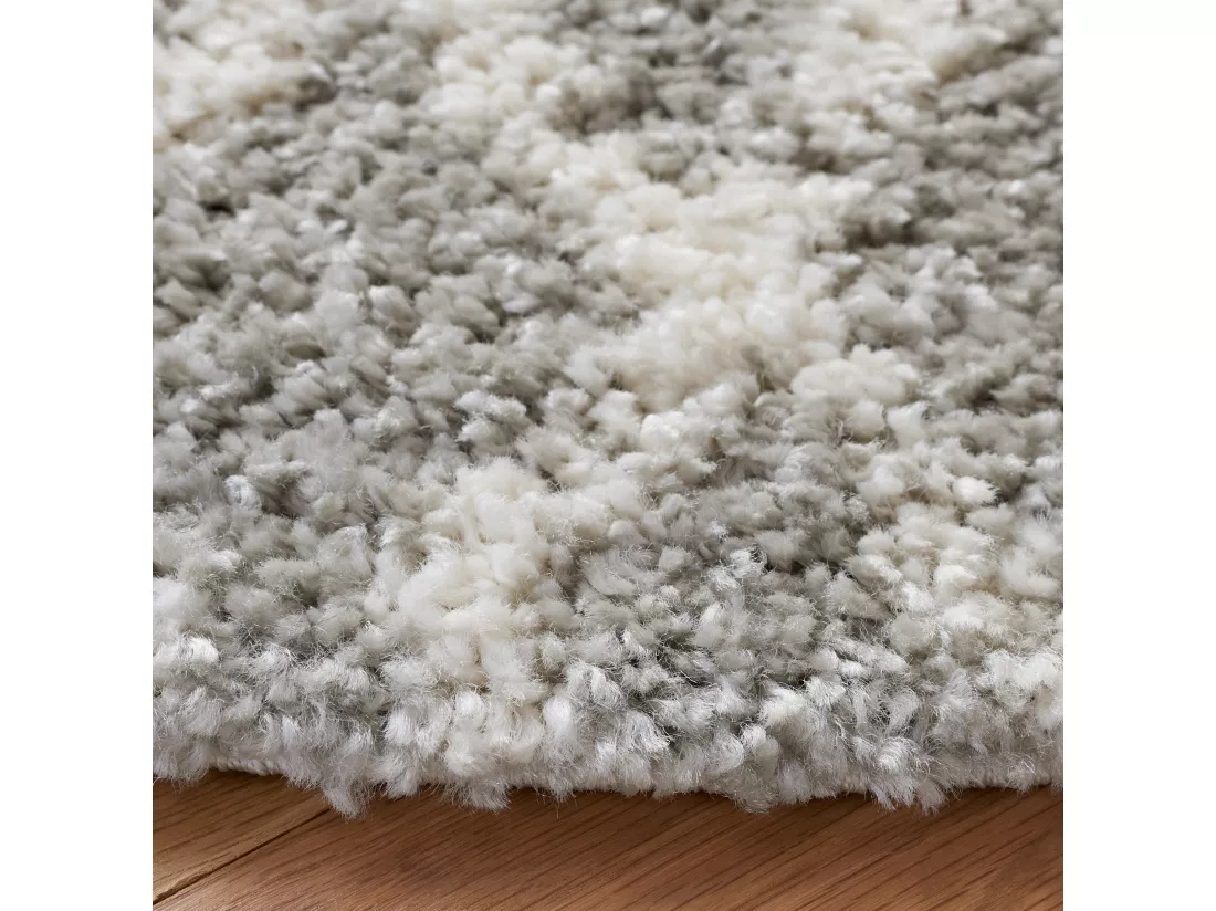 Tapis Light Grey & Cream 155 X 155 cm - Nador