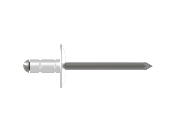 Gesipa 1433840 Flervejs-blindnitte Stål Aluminium Polygrip Blindniet 4,8x25 Al/St Grosskopf KS 11,0-19,5mm 100 stk