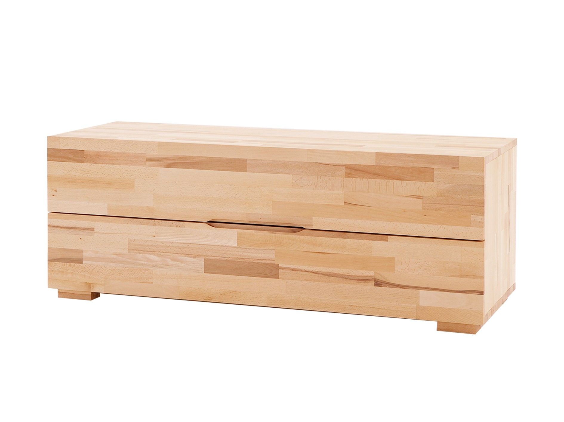 Kommode Classic 120 x 45 cm Kernbuche geölt