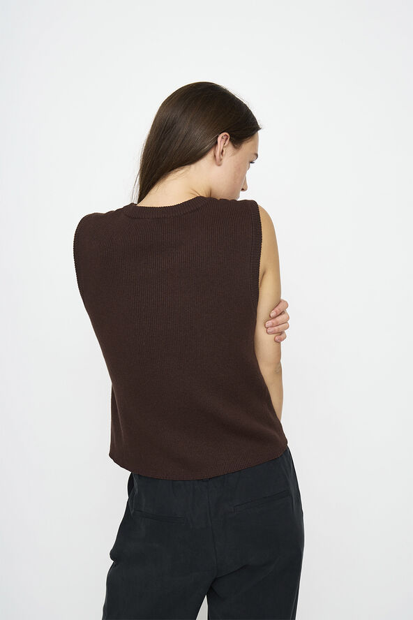 esmé studios ESNico Knit Top Coffee bean