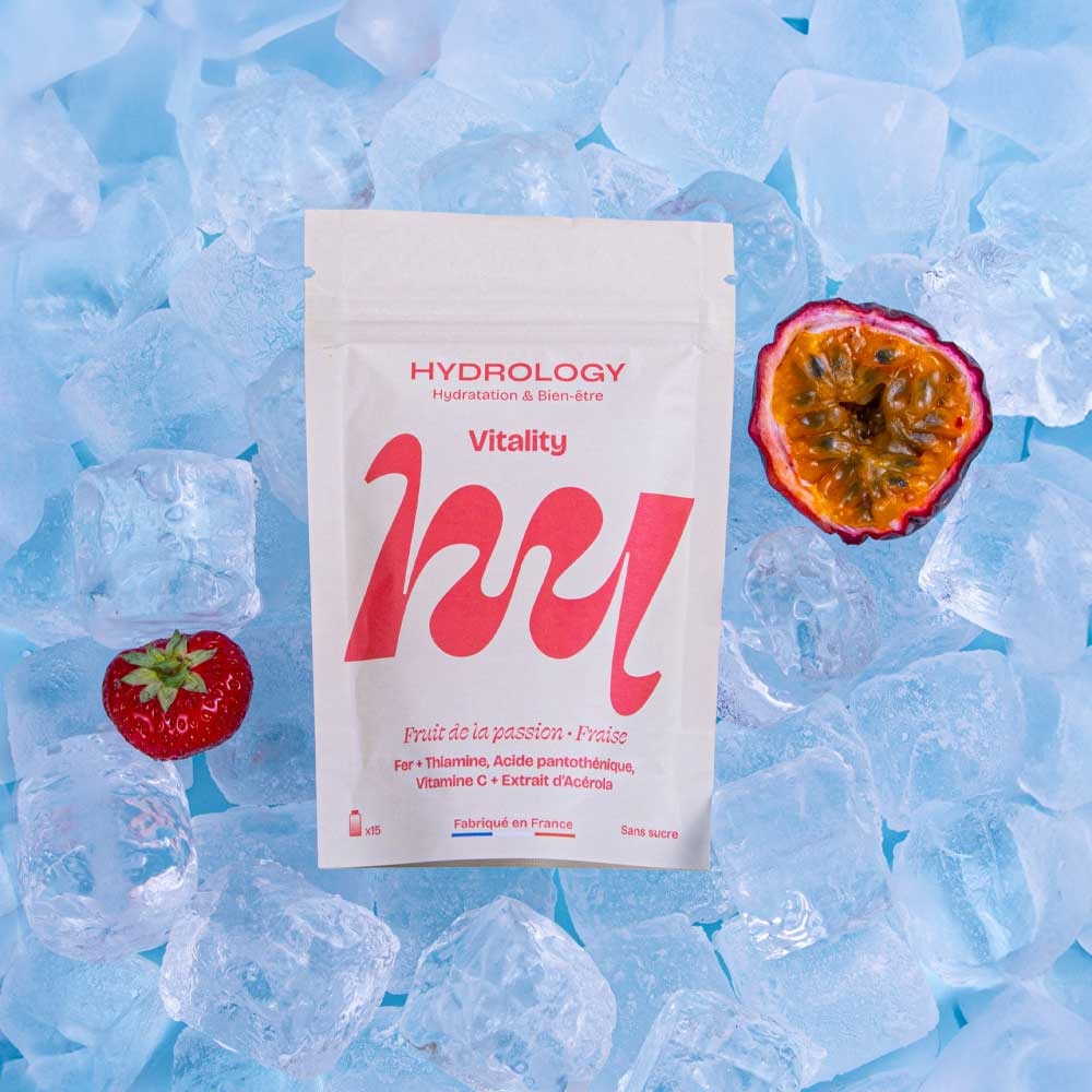 Pastilles aromatisées - Vitality - Fraise & fruit de la passion - 2 x 15 billes