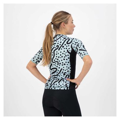 Maillot Manches Courtes Velo Rogelli Abstract - Femme