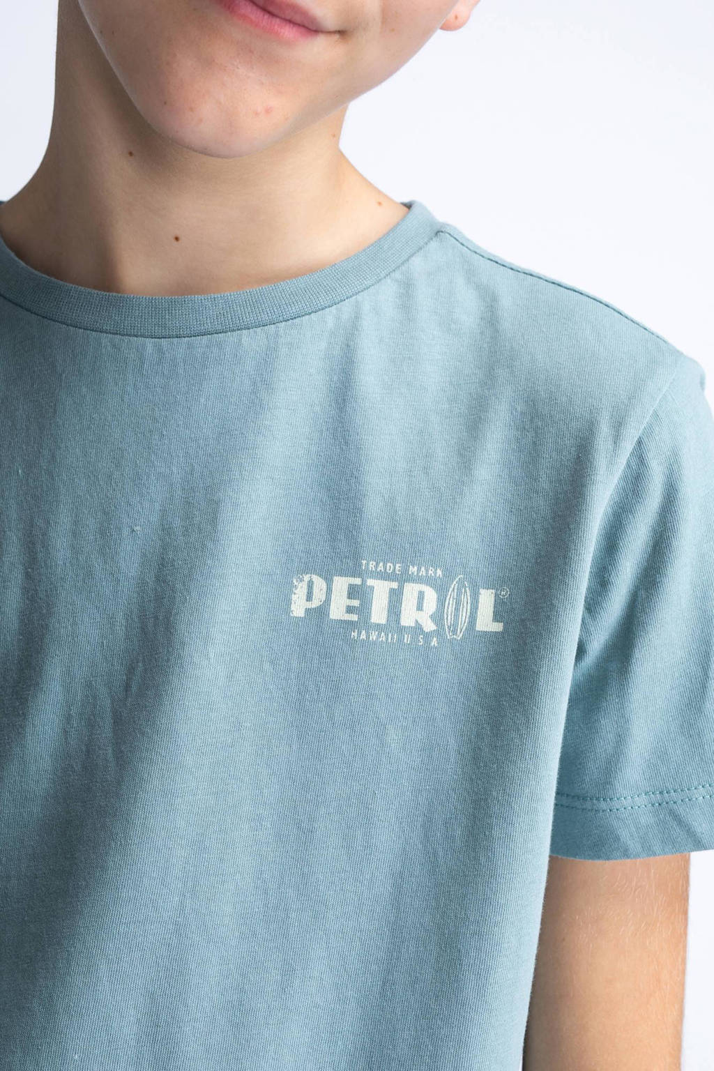 Petrol Industries T-shirt grijsblauw
