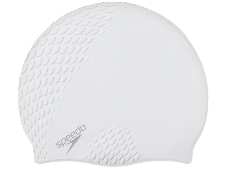 Speedo Badekappe Bubble Active   Cap Weiss Badekappe