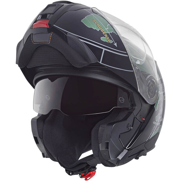 Schuberth - Casque C5 Globe Noir / Vert / Brillant