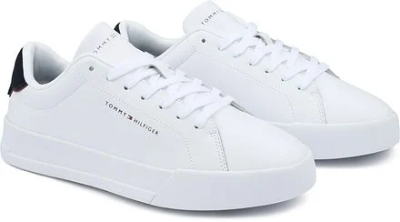Tommy Hilfiger Sneaker Leather Court White FM0FM05367-0LD kopen