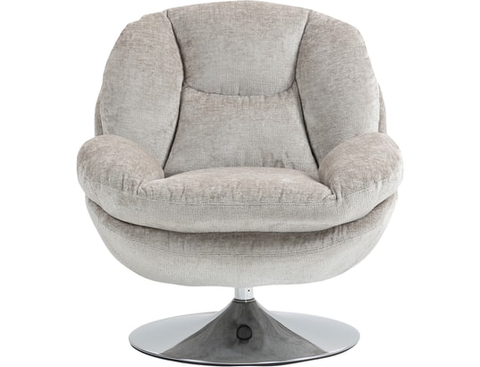 CONCEPT1 - Fauteuil pivotant Topi taupe