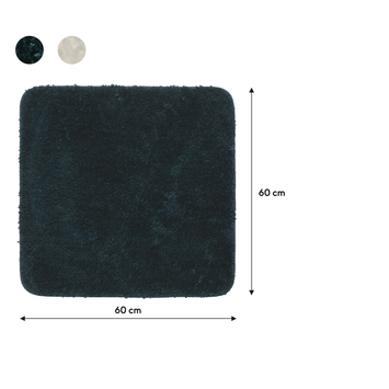 Sealskin badmat angora 60x60cm donkergroen