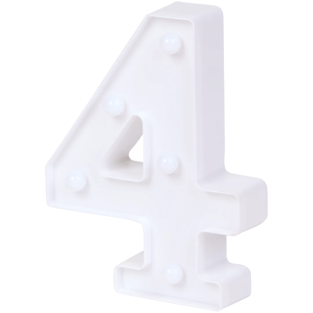 Chiffre LED décoratif