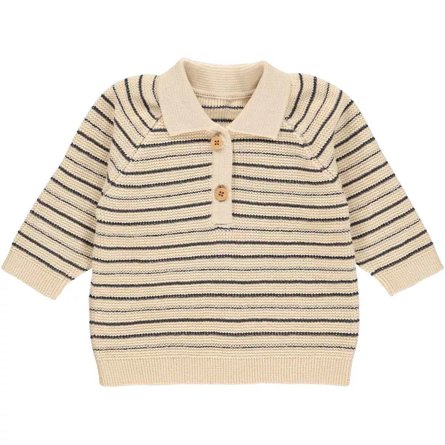 Müsli Babystrickpullover blue