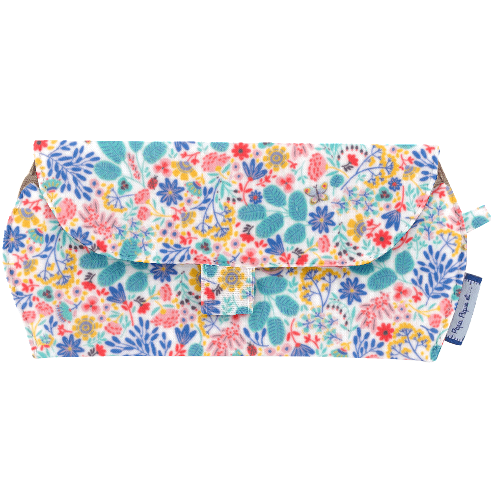 Etui À Lunettes Champêtre Bleuté