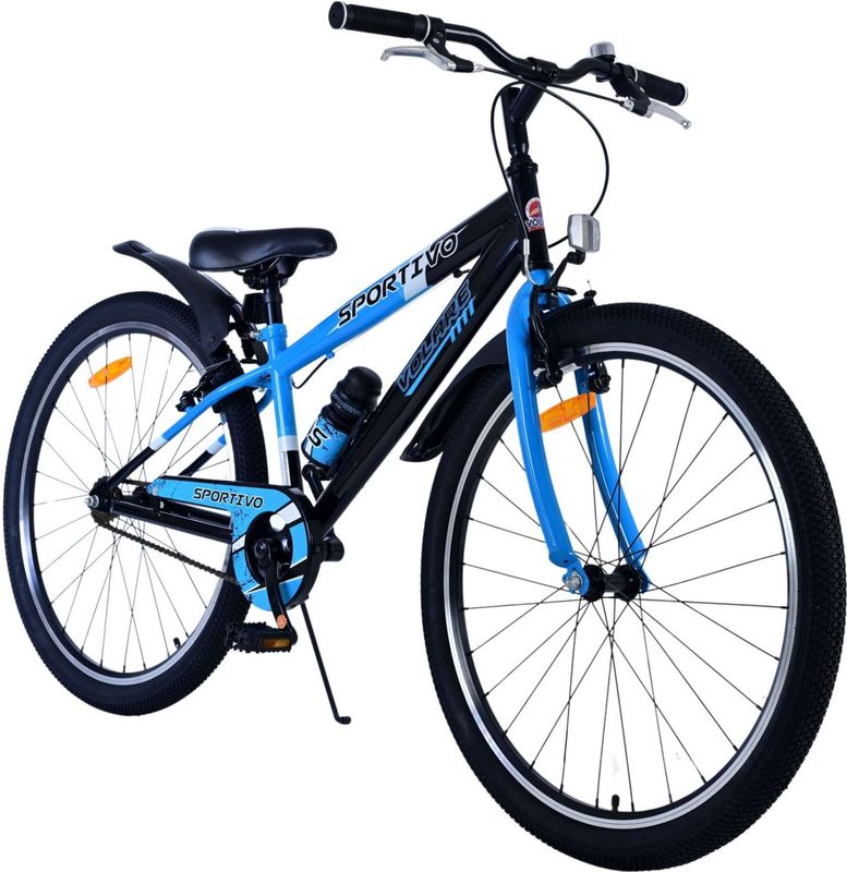 Volare - Sportivo - Kinderfiets - Blauw - Twee Handremmen