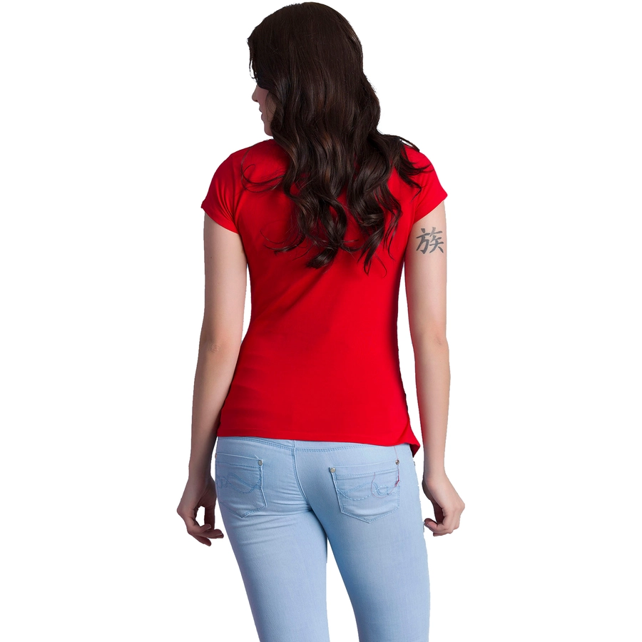 M.M.C. Umstandsshirt Winke Winke mit Motiv Rot