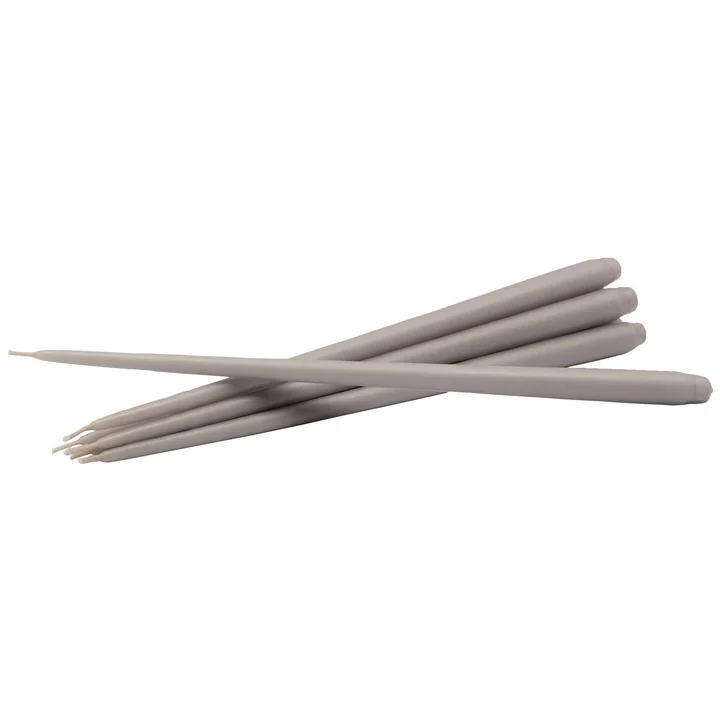 Stoff Nagel - Kerzen by Ester & Erik (6er-Set), warm grey
