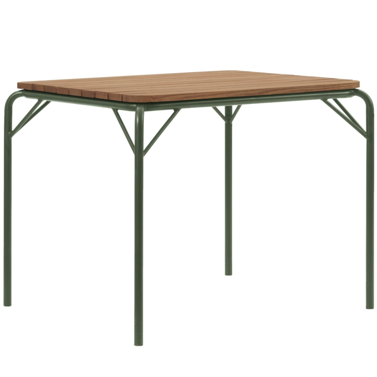Normann Copenhagen Vig Wood tuintafel 90x80 donkergroen