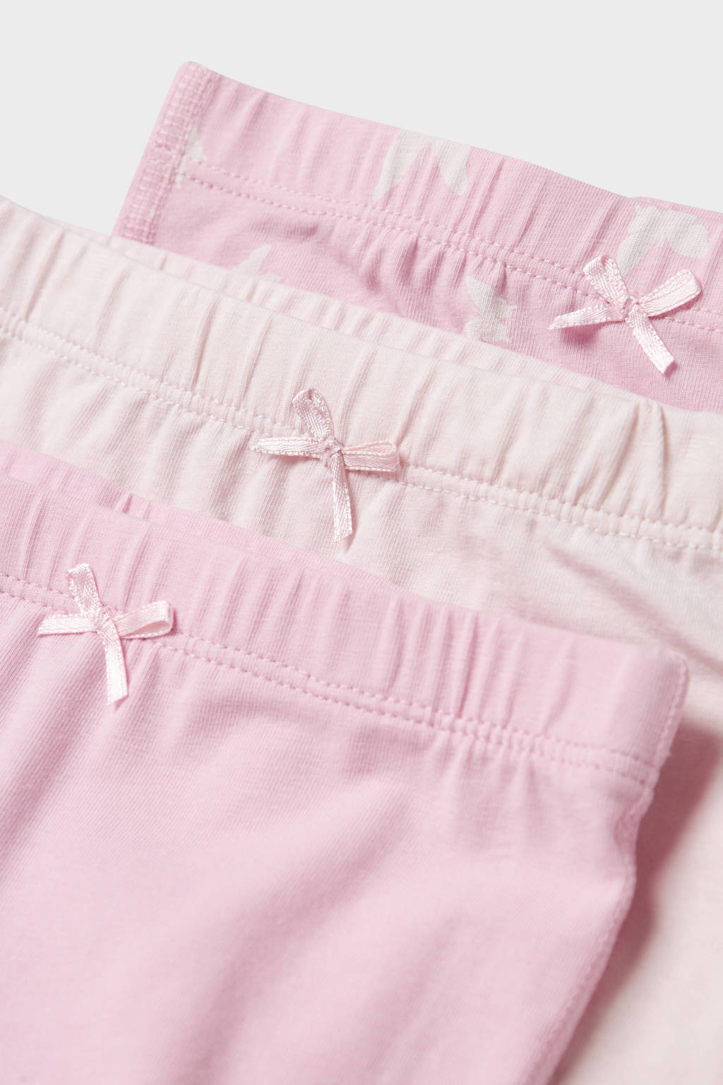 hipster NMFTIGHTS BUTTERFLY - set van 3 roze/lichtroze